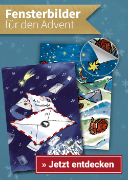 Fensterbild Adventskalender